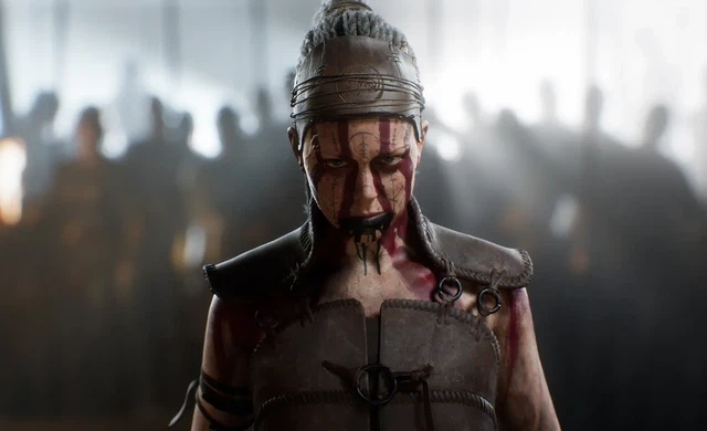 Dramatic character close-up cinematic still